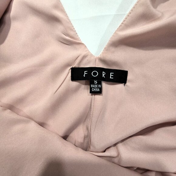 FORE New York & Company Women’s Pink Shoulder Bow Party Mini Dress Size S - Picture 10 of 12